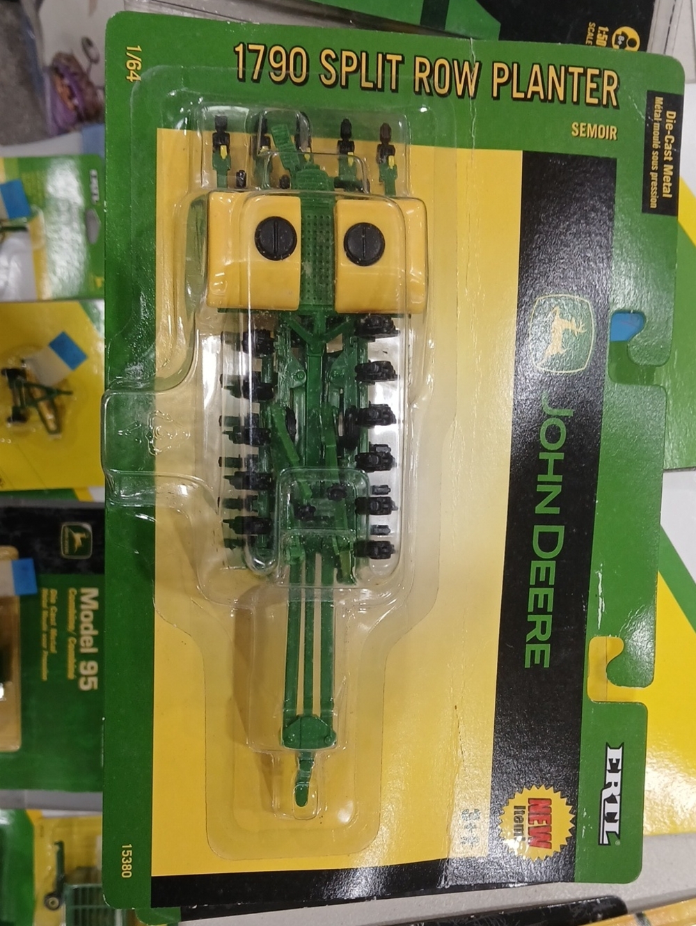 John Deere 1790 Split Row Planter Toy - Green and Yellow